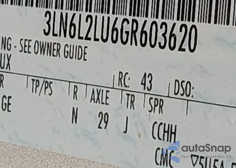 2016 Lincoln Mkz Hybrid z USA, uszkodzony, nr VIN 3LN6L2LU6GR603620